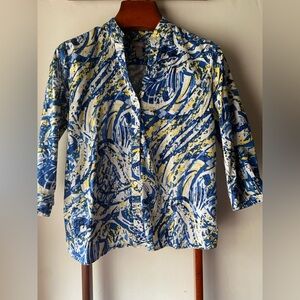 Chico's 2 (US 12) Cotton‎ Blouse